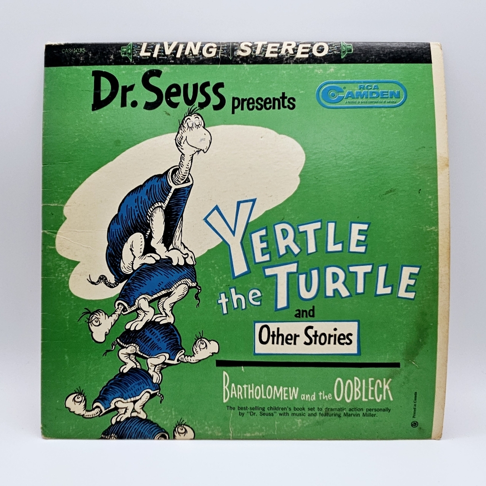 VINTAGE | Dr. Suess Yertle The Turtle & Bartholomew And The Oobleck vinyl record